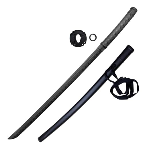Katana d'Entraînement - Sable japonés de polipropileno, bokken con funda y tsuba (105 cm)