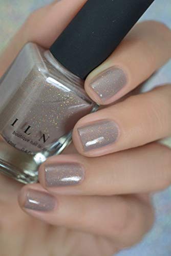 Image of ILNP Sandcastle - Sandy Beige Holographic Nail Polish