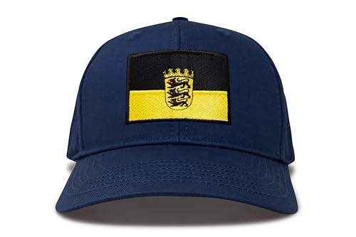 Image of International Tie State Hat for Men and Women, Adjustable Snapback Trucker Baseball Cap with Embroidered Patch