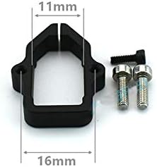 Parts & Accessories High Precision Aluminum Alloy XT90-S Bracket XT Plug Fixed Seat Male + Female XT90S for RC Drone Power Supply Lines Accessories - (Color: Black Bracket)