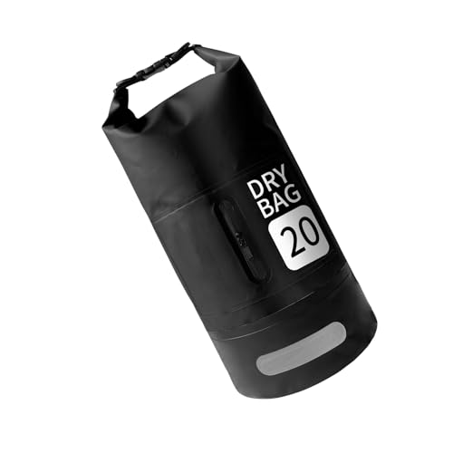Sac étanche 20L noir haute résistance pour activités outdoor