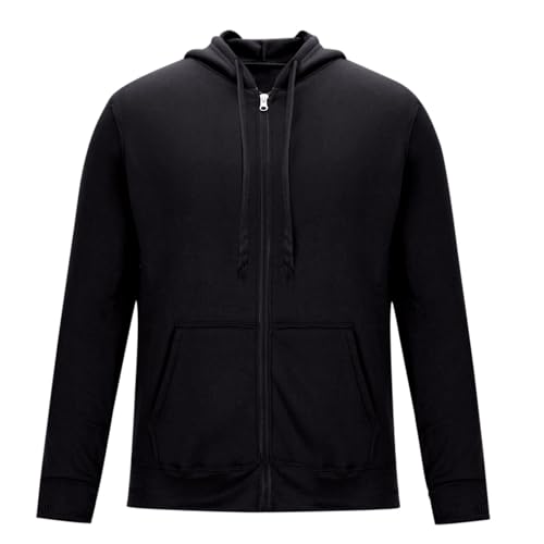Sudadera con capucha deportiva para hombre con cierre miniatura 3