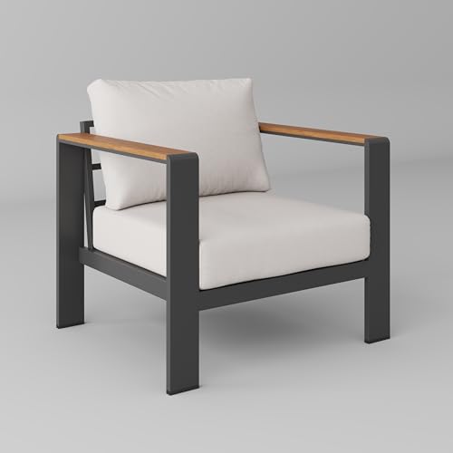 Oasbira Aluminum Outdoor Furniture Set with Coffee Table