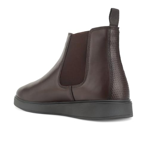 Image of Thomas Crick Men's Genuine Leather Chelsea Boots - Slip-On Dress with Elastic Gusset Ortho Footbed & Lightweight Anti-Slip Sole for Casual or Formal Wear