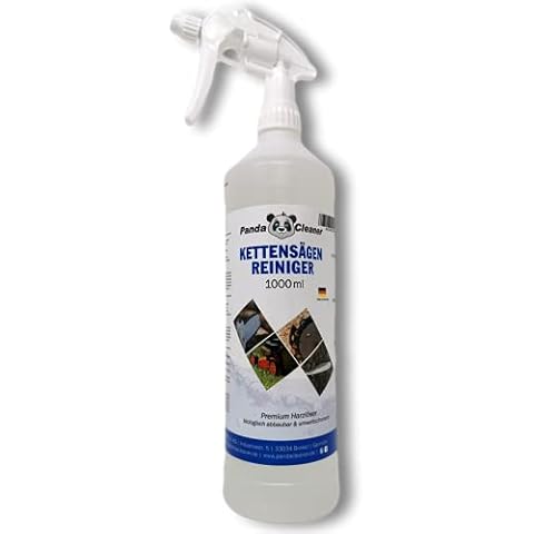 PandaCleaner Chainsaw Cleaner, Resin Remover, 1000 ml with Spray Head, Resin Remover Degreaser Cover