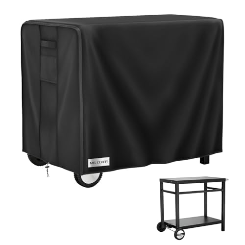 Image of MR. COVER Outdoor Prep Table Cover 40 inch for Royal Gourmet Cart Flattop Worktable, 600D Heavy Duty Waterproof for Grill Dining Kitchen Island cart Protective, Outdoor Storage Cabinet Cover