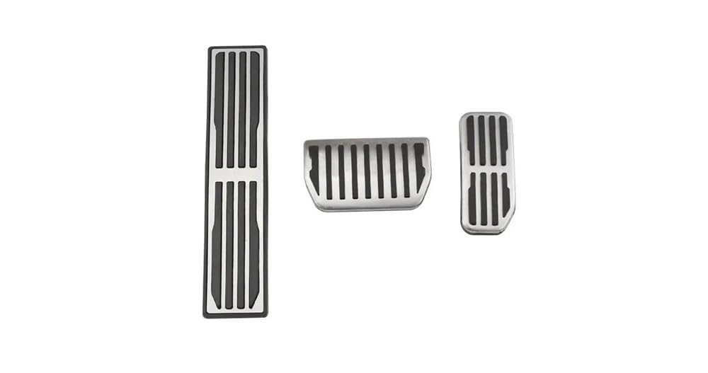 WHARGTSL Car Rest Pedal Cover Fit For Jaguar XFL FTYPE F-TYPE XJ XF XE F-PACE FPACE Fit For Land Rover Discovery Range Rover Evoque