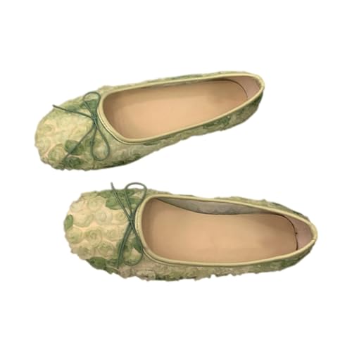 Ballerines noires texturées pour femme à nœud papillon élégant chic