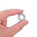 STAHAD 20pcs 304 Stainless Steel Spring Lock Washers, Disc-Shaped Knurled Anti-loosening Metal Gaskets, Ø8x18x1.4mm, Multi-use Industrial and Automotive Fastener Replacement