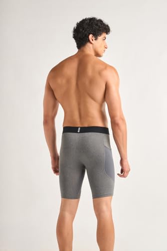 Image of TRYB Men's Compression Shorts & Pants | Sports Innerwear for Gym, Running & Training | Quick Dry, Breathable, 4-Way Stretch, Moisture Wicking, Anti-Chafing Muscle Support Athletic Wear with Pocket