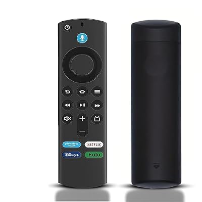 Voice Remote Replacement (3rd Gen) Fit for All Fire-Series Smart TVs Cube/4K Max/4K/Stick/Stick Lite, Smart TV, Compatible Hisense, TCL, Insignia-Toshiba-Pioneer-Smart TV, Not for Roku/Sumsung