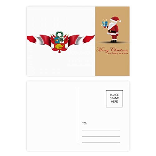 Cartes postales Père Noël lot de 20 à glisser dans vos paquets cadeaux de fin d'année