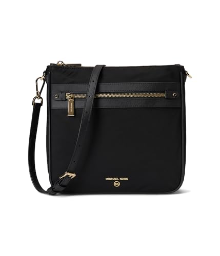 Michael Kors Jet Set Charm Large Crossbody Bag, Gold-Tone Hardware/Black, One Size