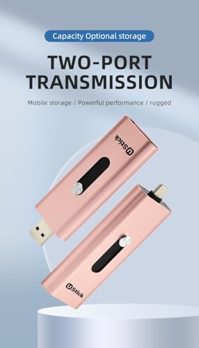 Ustick Portable SSD - USB C & USB A External Portable SSD, 1 Yr Warranty, Pink, for MacBook, Ipad, Laptop and Desktop (Pink, 1, TB) - Image 2