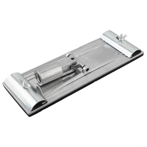 Support de ponceuse manuelle avec tige télescopique, design en alliage d'aluminium, parfait pour plusieurs tâches de ponçage (filetage interne)