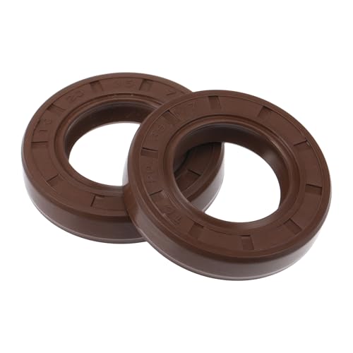 Image of VekAuto Oil Seal Ring Rotary Shaft Seal NBR Rubber 20x35x7mm 2Pcs