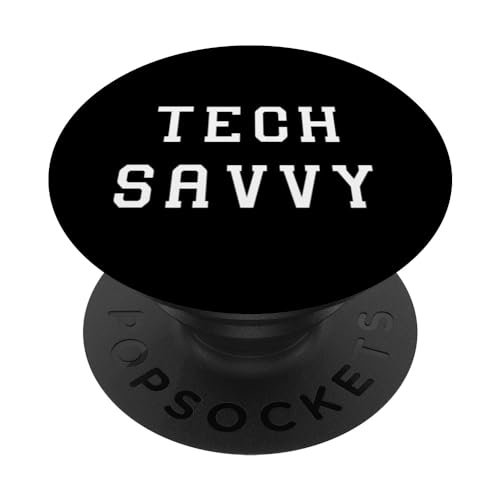 Declaración divertida de ciencia y tecnología de Tech Savvy PopSockets PopGrip Intercambiable