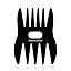 Black Texture Comb