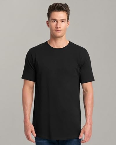 Next Level Mens Cotton Long Body Crew (3602)3