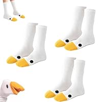 3 Pairs Short Duck Socks, Unisex Geese Cartoon Patterned Funky Novelty Funny Socks Novelty Gifts for Women Funny Gifts for Women Birthday Gift for Boyfriend Friends Friendship Gift