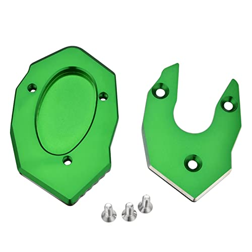 Plaque support béquille Kawasaki évite chute moto sol mou
