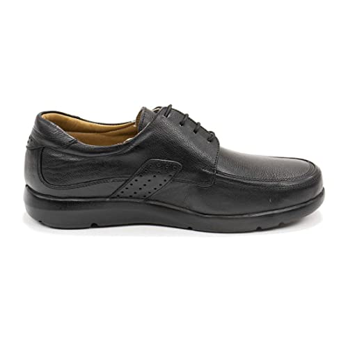 RETTO Men's Randy Comfort Leather Lace-up Shoe3