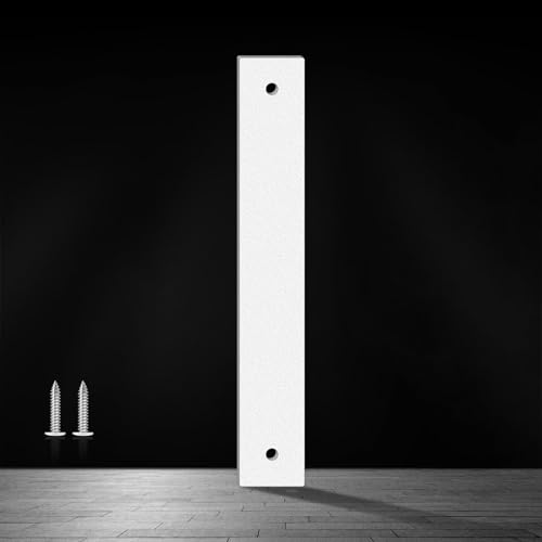 4 Inch Metal House Numbers, White Metal Numbers and Letters, Outdoors Mailbox Numbers and House Numbers, Modern House Address Signs, Suitable for Houses, Apartments, Streets, Outdoors(I)