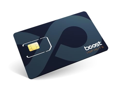 Boost Infinite Unlocked Phone SIM Kit I $25/mo. Plan | Unlimited Data, Talk & Text I $25 Bill Credit Included