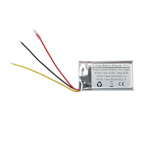 STARTONG 350mAh 3.7V Replacement Battery for Apple iPod Nano 2GB, iPod Nano 4GB, iPod Nano MA004LL/A, iPod Nano MA005LL/A