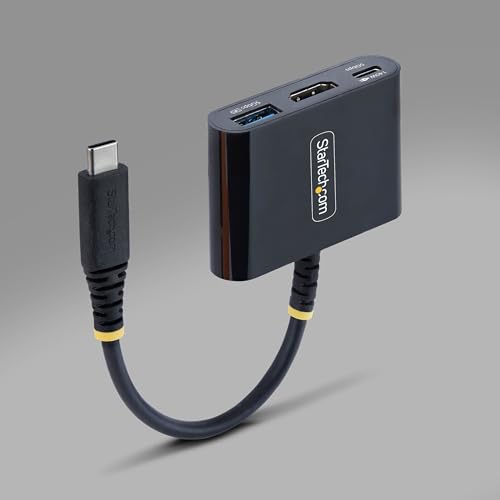 Mini Docking Station USB-C HDMI 4K 60Hz Hub USB 5Gbps Adaptador multipuerto PD 140W 5