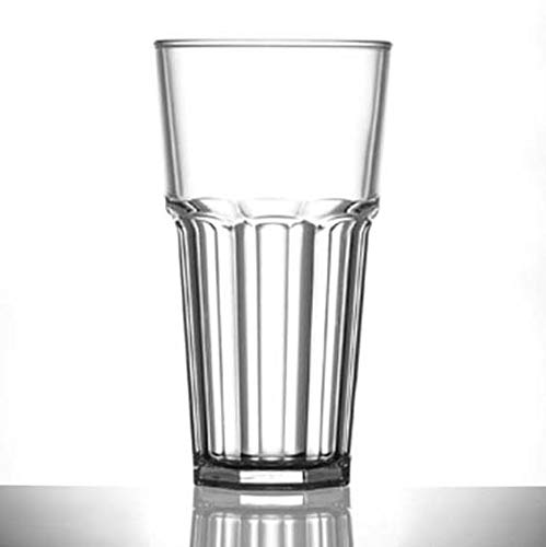 BBP Virtually Unbreakable Polycarbonate Beer Glass Elite Remedy 20oz Tall CE NUC Pack of 12