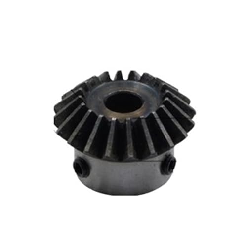 Bevel Gear Pinion Hardware Mechanical 2pcs Bevel Gear 1.5M 25Teeth Inner Hole 8/10/12/14/15/16/17/18/20mm M5 Screw Fixed Gear 90 Degrees Meshing Angle Steel Gears(10mm keaway4mm)