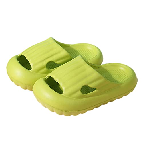 EnJoCho Children Boys Girls Summer Bathroom Solid Color Thick Bottom Non Slip QUTE Childrens Girl Flip Flop Slippers4