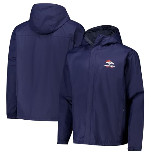 Image of Dunbrooke Men's NFL Tropic Waterproof Packable Full-Zip Hoodie Jacket