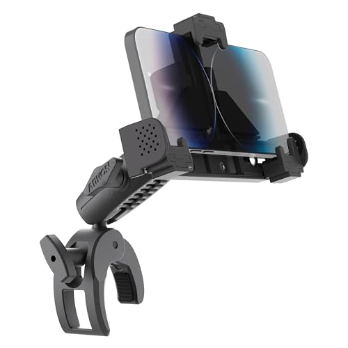 ARKON Mounts SkyHold - Soporte de teléfono con bloqueo de yugo para aviones | Ajuste universal para teléfono | Diseño de soporte bloqueable | Abrazadera en C resistente | Compatible con Apple iPhone