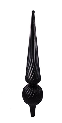 Dalvento Small Florentine Finial- Black Matte