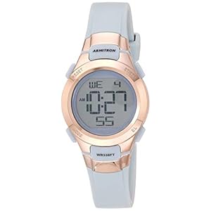 Armitron Sport Women’s Digital Chronograph Resin Strap Watch, 45/7012