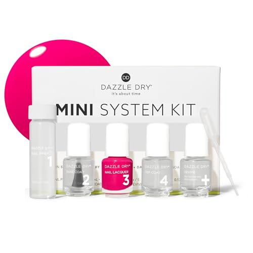 Dazzle Dry Mini Kit – Heart of Fire – 4 Step System (5 Piece Kit)