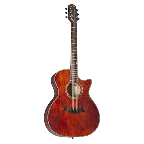 Red Hill Grand Western Vintage Brown – Guitare Acoustique - Les Beatles, Paul McCartney, John Lennon, RIngo Starr, George Harrison Red Hill Grand Western Vintage Brown - Guitare Acoustique