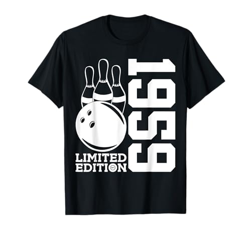 66º cumpleaños BOWLING LIMITED EDITION 1959 Camiseta