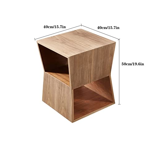 Petite table d'appoint carrée TUSUOD compacte et robuste