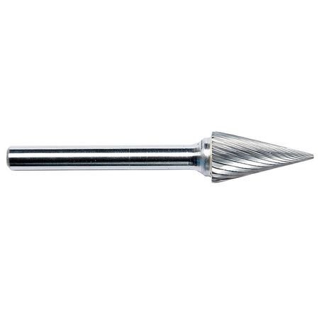 Carbide Bur, Taper Radius, 3/8