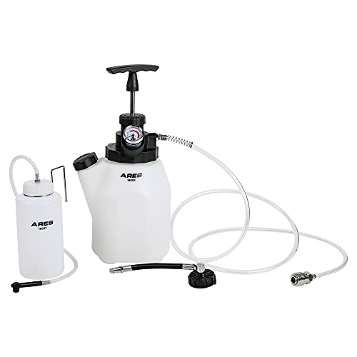ARES 18036-3-Liter Manual Brake Fluid Pressure Bleeder Set - Makes Brake Fluid Changes Quick and Easy - Easy One Person Manual Pump Operation - Use 18034, 18038, 18046 Adapters