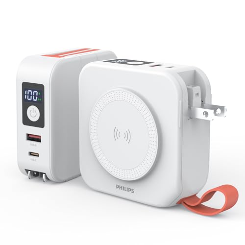 Amazon | Philips(フィリップス) 10000mAh MagSafe マグネット式