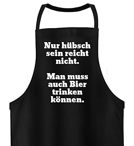 Tablier de barbecue noir de qualité supérieure en taille unique - 3