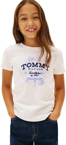 Tommy Hilfiger T-shirt fille doux qui résiste aux lavages