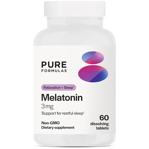 PureFormulas-Melatonin-3-mg-Supports-Circadian-Rhythms-Restful-Sleep-and-Relaxation-Pure-Melatonin-300-mcg-Antioxidant-Soy-Free-Dairy-Free-60-Tablets