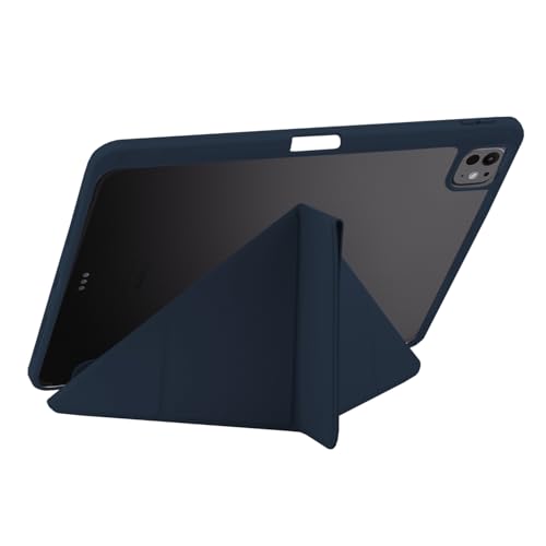 Image of Arctic Fox Smart Folio Case for iPad Pro 11 inch Cover Case (M4 2024) withiPad Pro 11 inch 2024, Trifold Multi Angle Stand,Auto Wake /Sleep, Durable Protection, PU+PC+TPU, Blue