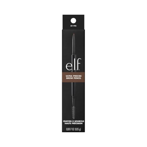 e.l.f. Ultra Precise Brow Pencil, Dual-Ended, Ultra Fine Tip Defines & Fills Eyebrows, Creamy Formula, Vegan & Cruelty-Free, Taupe - image 9