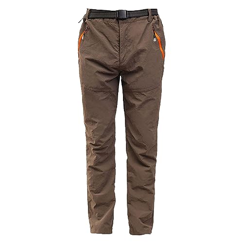 Pantalones de senderismo impermeables para mujer, pantalones deportivos al aire libre para mujer, pantalones casuales a prueba de lluvia con bolsillos con cremallera, pantalones de correr resistentes